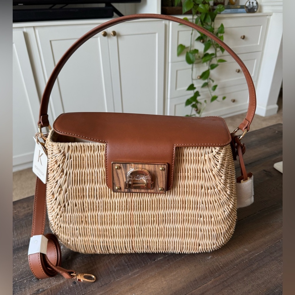 Kontessa Firenze Rattan Purse